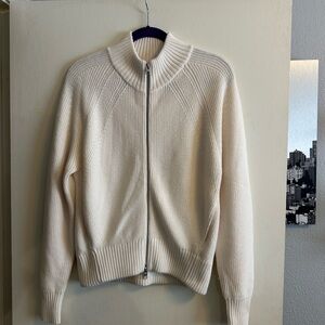 Athleta Cream mock-neck Sweater